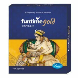 FUNTIME GOLD CAPSULES FOR MEN, MALE LIBIDO BOOSTERS FOR INCREASED SEXUAL SENSATION 10 CAPSULES