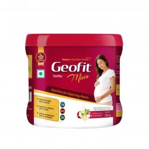 GEOFIT VANILLA FLAVOURED MOM PROTEIN POWDER FOR PREGNANT AND LACTATING WOMEN 250G