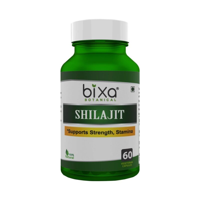 Bixa Botanical Shilajit Extract 60 Veg Capsules (450mg) 40% Fulvic Acid