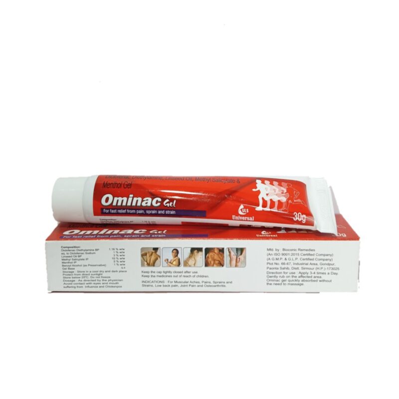 Ominac Gel 30gm Effective for joint muscle pain - Image 2