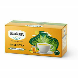 Waken Lemon & Honey Green Tea – 25 Tea Bags