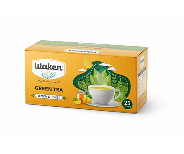 Waken Lemon & Honey Green Tea – 25 Tea Bags