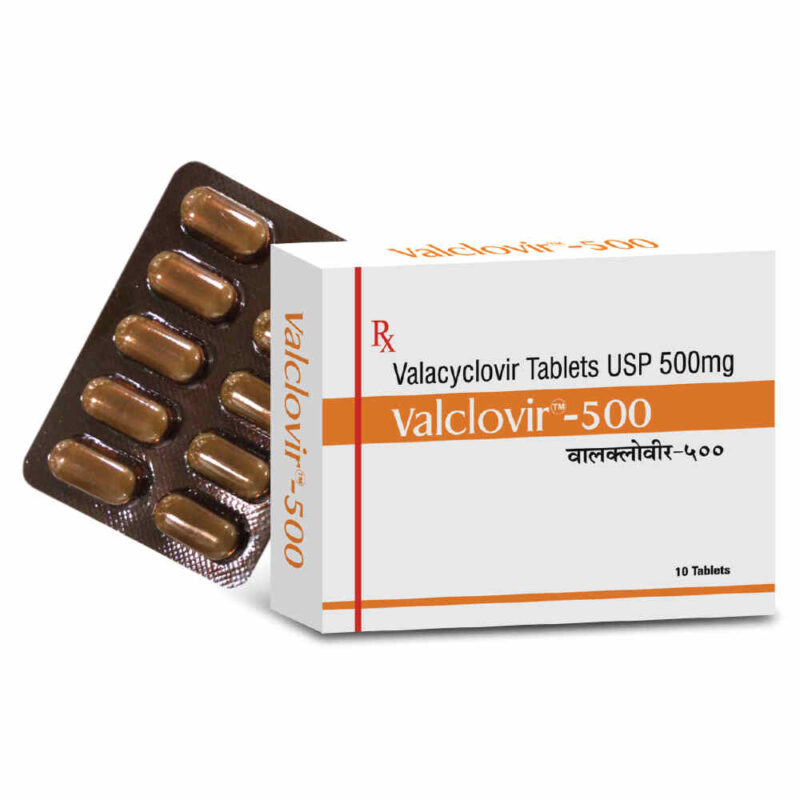 Valclovir 500 Tablet 10's