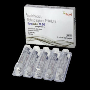 REGULAR HUMAN INSULIN 50% + NPH HUMAN INSULIN 50% (EQUISULIN M50/50)