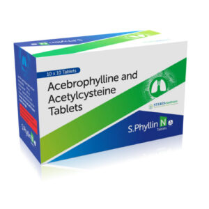 ACEBROPHYLLINE 100 MG + ACETYLCYSTEINE 600 MG (S Phyllin N Tablet)