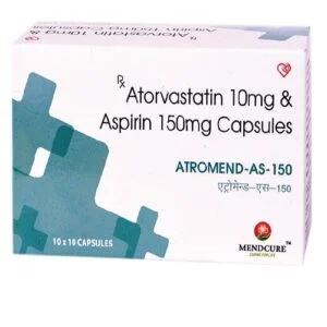 ATORVASTATIN 10 MG + ASPIRIN 150 MG (ATROMED AS 150 )