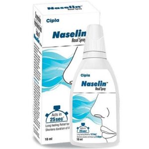 OXYMETAZOLINE HYDROCHLORIDE 0.05% w/v (NASELIN NASAL SPRAY)