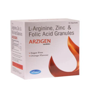 L-ARGININE 3 GM + ZINC 10 MG + FOLIC ACID 2.5 MG ( ARZIGEN)