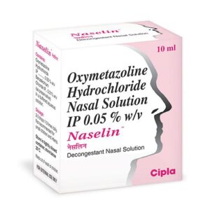 OXYMETAZOLINE HYDROCHLORIDE 0.05% w/v (NASELIN NASAL DROP)
