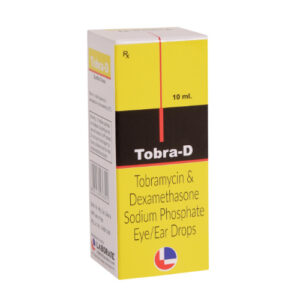 DEXAMETHASONE 0.1 % W/W + TOBRAMYCIN 0.3% W/W 10 ML (Tobra D Eye/Ear Drops)