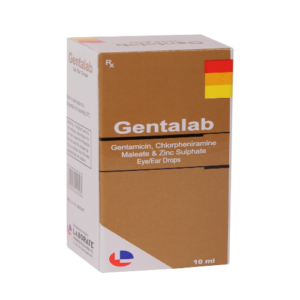 GENTAMYCIN 0.3%W/V + CHLORPHENIRAMINE MALEATE 0.1%W/V + ZINC SULPHATE 0.1% W/V (E/E DROP)