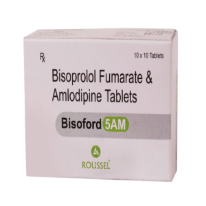 BISOPROLOL 5 MG + AMLODIPINE 5 MG ( Bisoford 5AM Tablet )