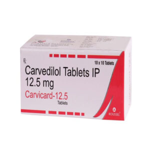 CARVEDILOL 12.50 MG ( Carvicard 12.5 Tablets )