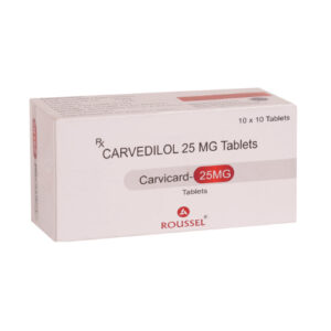 CARVEDILOL 25 MG ( Carvicard 25 Tablets )