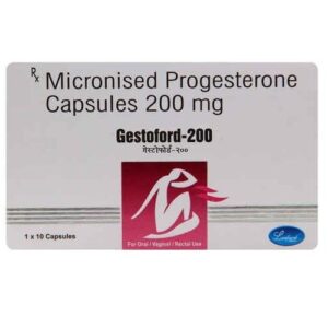 NATURAL MICRONISED PROGESTERONE 200 MG ( Gestoford 200 )