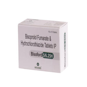 BISOPROLOL 5 MG + HYDROCHLORTHIAZIDE 6.25 MG ( Bisoford 5/6.25H Tablet )