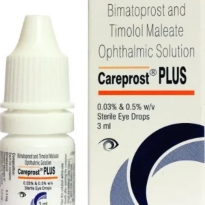 BIMATOPROST 0.03% W/V + TIMOLOL 0.5% W/V EYE DROPS