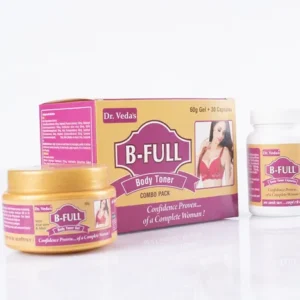 Dr. Veda's B-Full Body Toner Combo Gel 60g+30 Capsule Ayurvedic - Pack Of 1