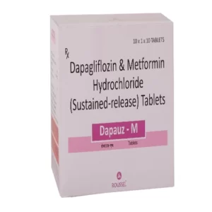 DAPAGLIFLOZIN 5 MG + METFORMIN HYDROCHLORIDE 500 MG (SR) ( Dapauz M Tablets )
