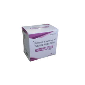 GLIMEPIRIDE 2 MG +METFORMIN HCL 850 MG SR ( Glimip MF2 850SR Tablets )