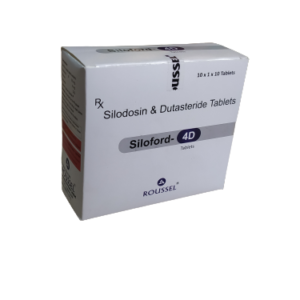 SILODOSIN 4 MG + DUTASTERIDE 0.5 MG ( Siloford 4D Tablets )