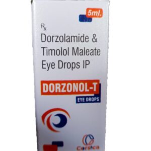 DORZOLAMIDE 2% W/V + TIMOLOL 0.5% W/V EYE DROPS