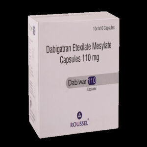DABIGATRAN ETEXILATE MESYLATE 110 MG ( Dabiwar 110 Capsules )