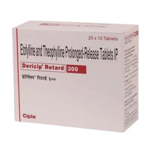 ETOPHYLLINE 231 MG + THEOPHYLLINE 69 PR ( Dericip Retard 300 )