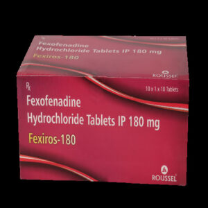 FEXOFENADINE HYDROCHLORIDE 180 MG ( Fexiros 180 Tablets )