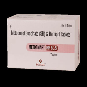 METOPROLOL SUCCINATE (SR) 50 MG + RAMIPRIL 5 MG ( Metosmart RM 50/5 Tablet )