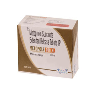 METOPROLOL SUCCINATE 100 MG ER ( Metopole 100 XL Tablets )