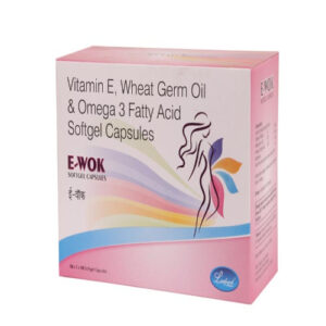 NATURAL VITAMIN E 400 IU + WHEAT GERM OIL 100 MG + OMEGA 3 FATTY ACID 30 MG ( E WOK  Capsules )