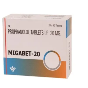 PROPRANOLOL 20 MG ( Migabet 20 Tablets )