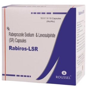 RABEPRAZOLE 20 MG + LEVOSULPIRIDE 75 MG (SR) ( Rabiros LSR Capsules )