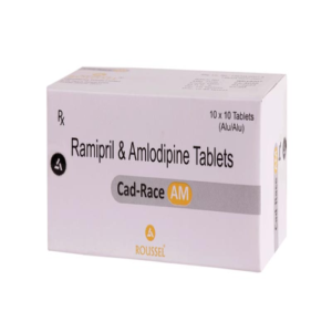 RAMIPRIL 5 MG + AMLODIPINE 5 MG ( Cad Race AM Tablets )
