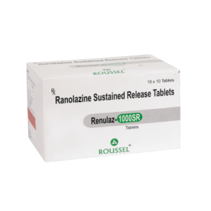 RANOLAZINE SR 1000 MG ( Renulaz 1000SR Tablets )