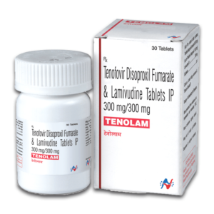 Tenofovir 300 mg + Lamivudine 300 mg