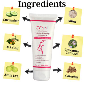 product-grid-gallery-item Vigini Vaginal Intimate Lightening Whitening Tightening Lubricant Vagina Hygiene Vaginal Moisturizing Water Based Gel Girls Women 100g