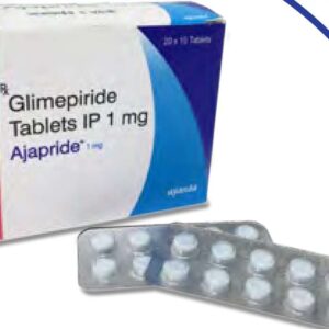 AJAPRIDE TAB 1MG,10’S