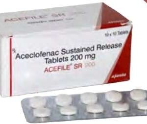 ACEFILE SR TAB 200MG,10’S