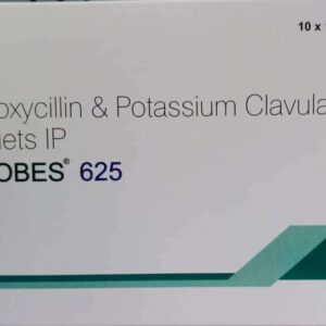 DUOBES 625 TAB 500/125MG,6