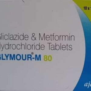 GLYMOUR M 80 TABLETS 80/500MG,10’S