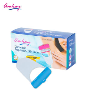 Amkay Product's Disposable Skin Blade (White & Pink Razor)| 11 Pcs | Disposable Razor for Safe Body Hair Removal Surgical Prep Razor | Smooth, Sharp & Safe