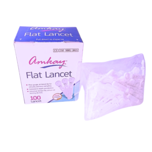 Amkay Product's Flat Blood Lancet 100 Pieces