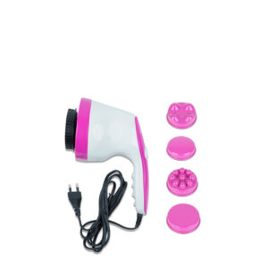 Amkay Electric Handheld Full Body Massager with 4 Effective Massage Heads Relaxation Stress Relief Ideal for Whole Body - Back, Leg & Shoulders