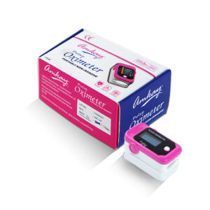 Amkay Pulse Oximeter Fingertip Blood Oxygen Saturation Monitor| Blood Oxygen Meter (White)