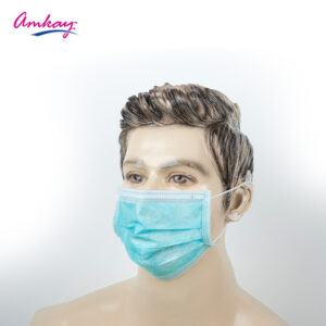 product-grid-gallery-item AMKAY Product's Face Mask Non Woven Fabric 3 Layer Disposable Face Mask For Men & Women 100 pc