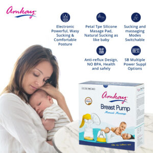 product-grid-gallery-item Amkay Manual Breast Pump | Manual & Portable | Quiet & Easy to Clean | Soft & Gentle | BPA Free