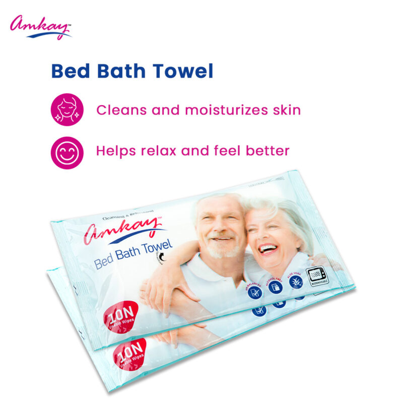 Amkay Bed Bath Towel/Wipes