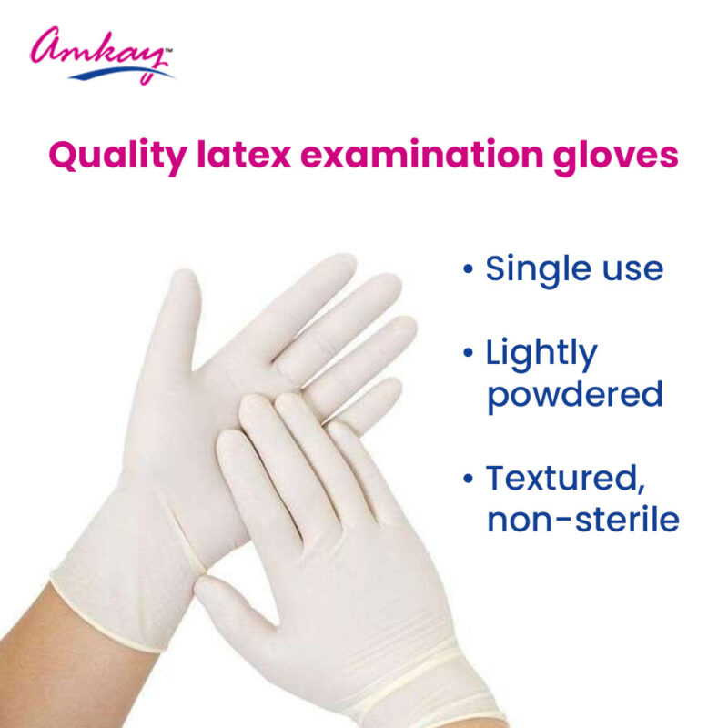 Disposal Examination Rubber Gloves